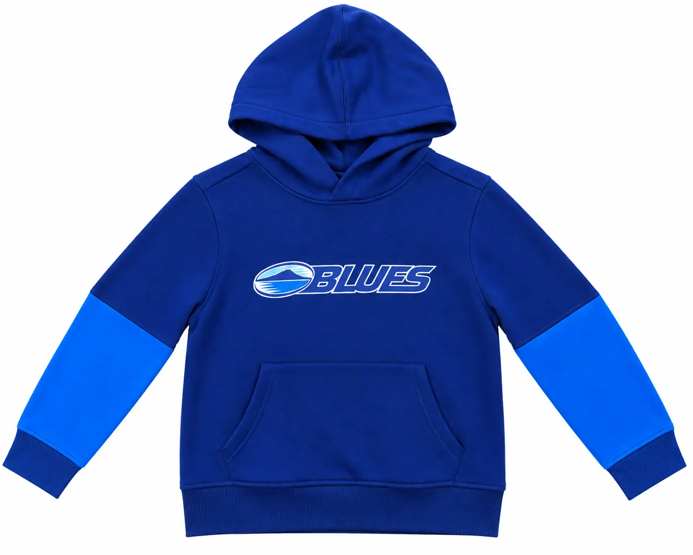 Blues two-tone hoodie