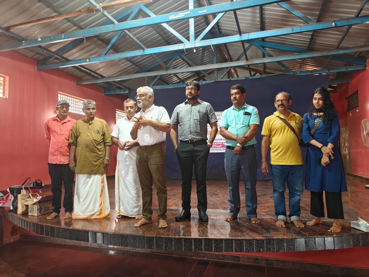 Community heart-health awareness camp in rural India