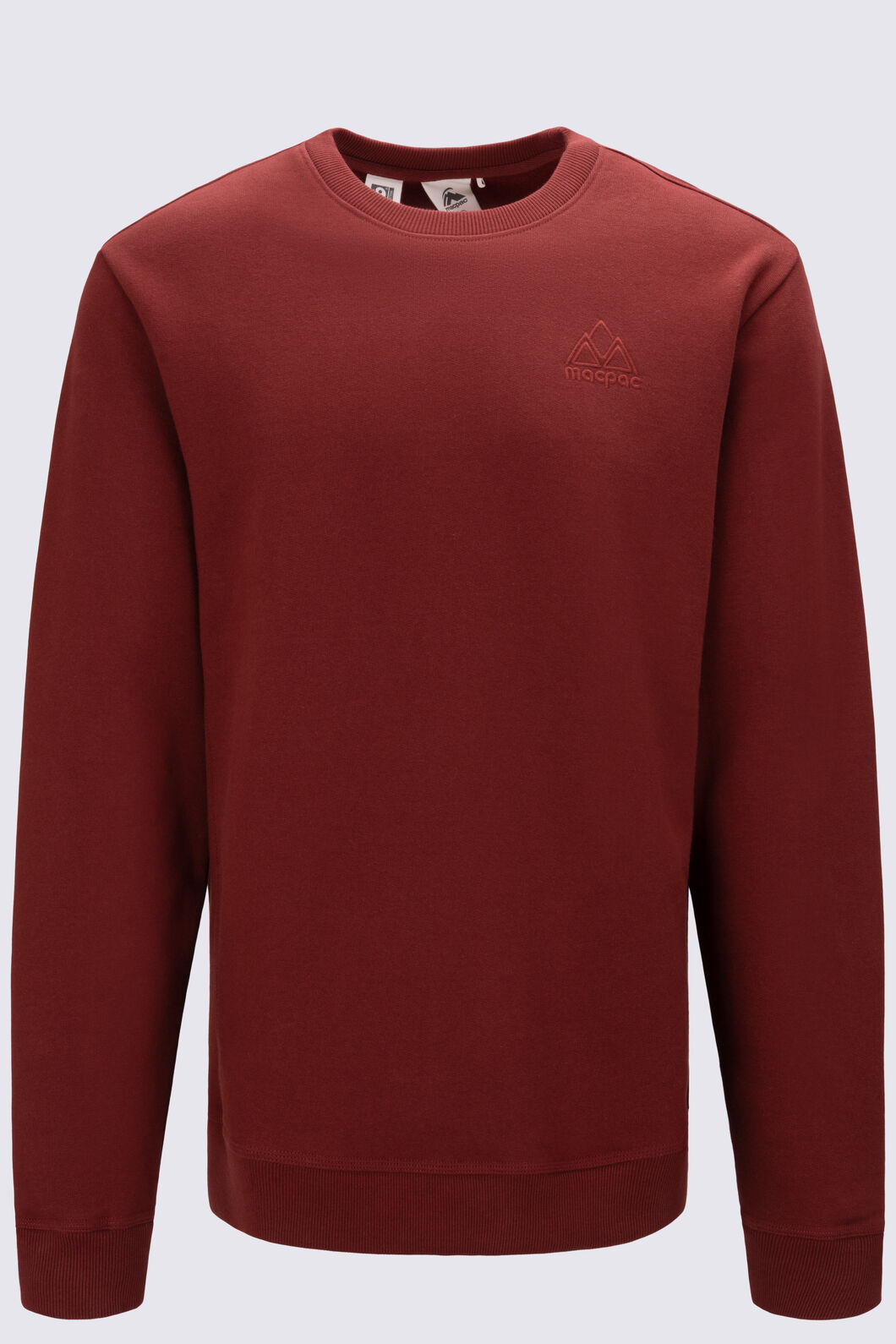 Red crew sweatshirt