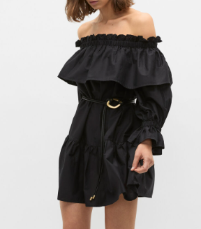 Ruffle mini dress