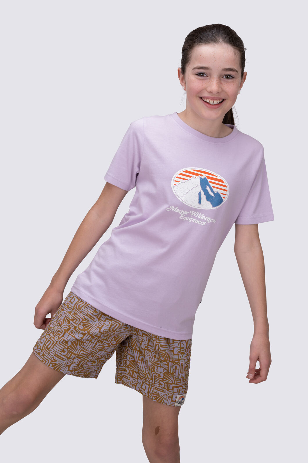 Lilac graphic tee