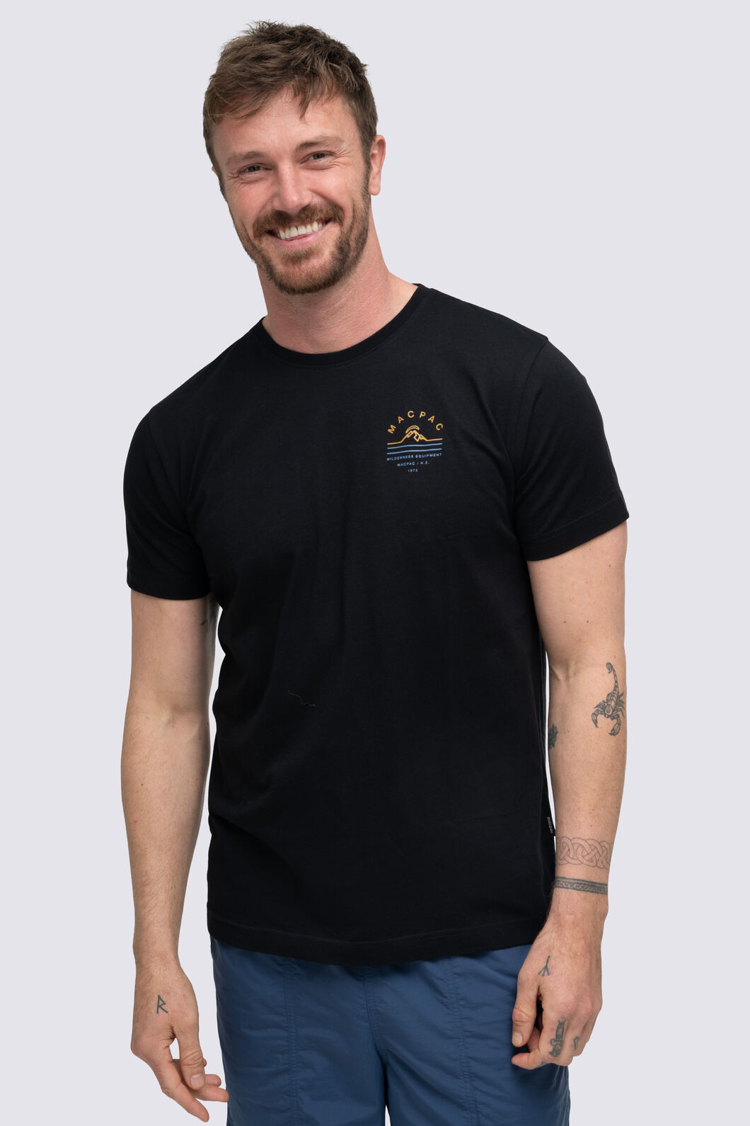 Black graphic tee